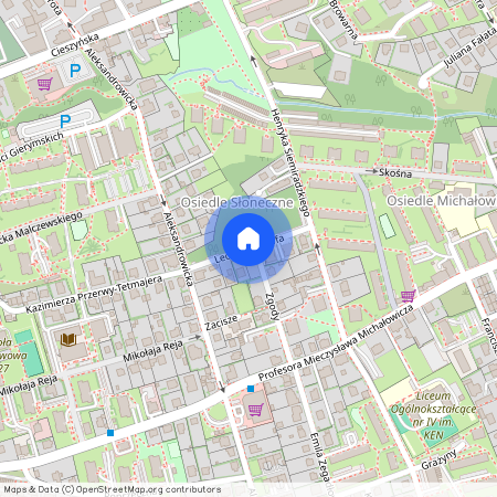 ul. Leopolda Staffa, Osiedle Słoneczne, Bielsko-Biała, śląskie