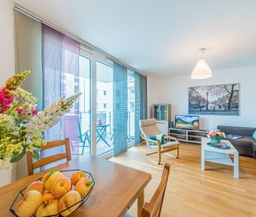 City-Residence: Modern möbliertes Apartment mit Balkon im Frankfurt... - Photo 1