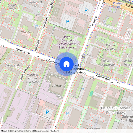 ul. Cybernetyki, Służewiec, Mokotów, Warszawa, mazowieckie