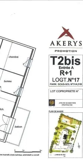 Appartement à louer 3 pièces 58.6m² - Photo 2