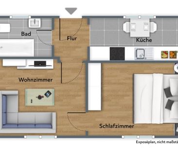 Helle 2-Zimmerwohnung! - Photo 5