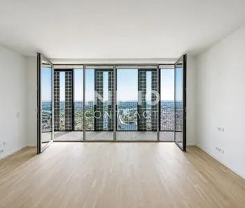 Erstbezug Studio mit Weitblick: 10sqm Loggia - 40. Etage - U1 Donauinsel. DC2 Tower - Foto 2