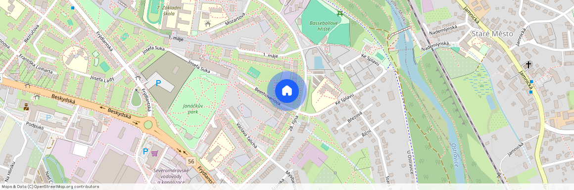 Beethovenova, Frýdek-Místek - Místek