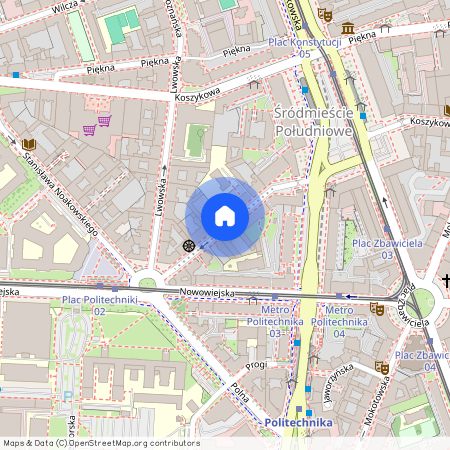 Warszawa, Śródmieście, Śniadeckich