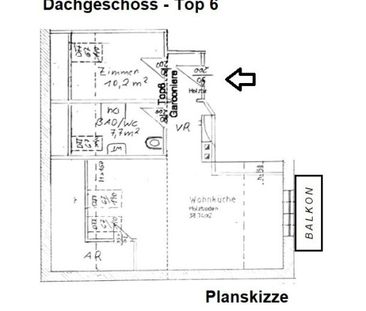 Zentral, aber ruhig gelegene 2 Zimmer Wohnung | Balkon | Grün- und ... - Photo 2