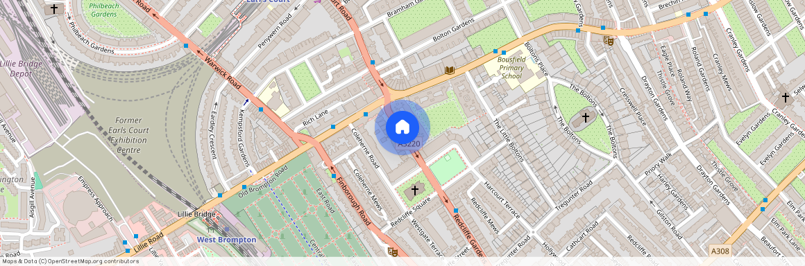 Redcliffe Gardens, Earls Court, SW10, London SW10