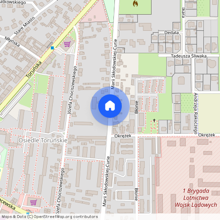 ul. Marii Curie-Skłodowskiej, Inowrocław, inowrocławski, kujawsko-pomorskie