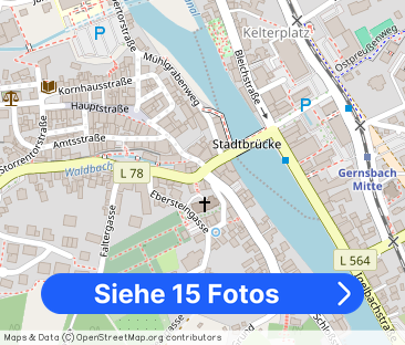 Charmante Dachgeschosswohnung im Herzen von Gernsbach - Foto 1