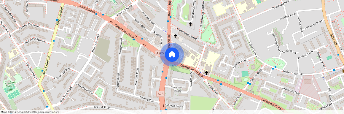 Christchurch Road, Brixton Hill, London, SW2