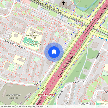 ul. Jana Kochanowskiego, Piaski, Bielany, Warszawa, mazowieckie
