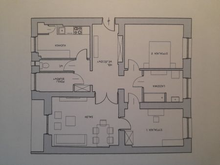 Mieszkanie na wynajem, 4 pokoje 83m2, Królewska - Zdjęcie 5