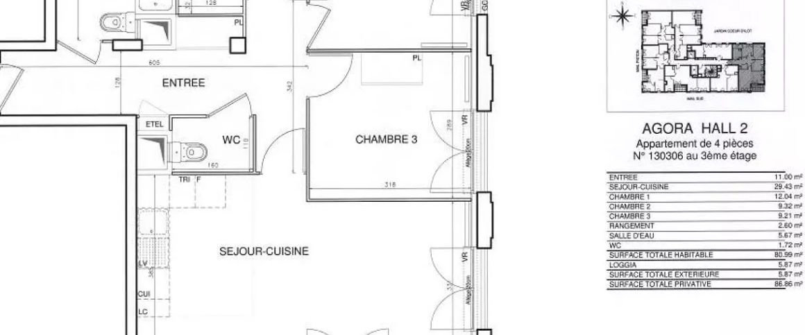 location Appartement T4 DE 80.5m² À BOBIGNY - Photo 1