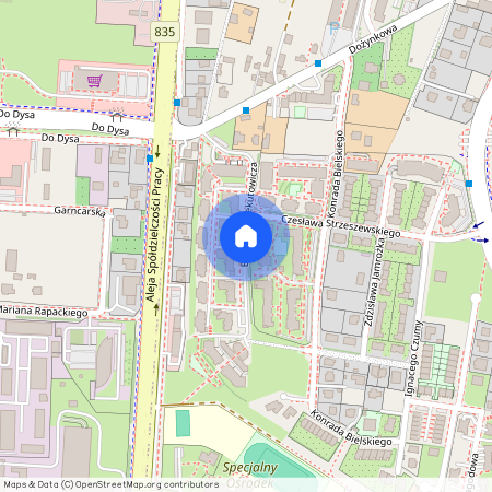 ul. Bolesława Sekutowicza, Ponikwoda, Lublin, lubelskie