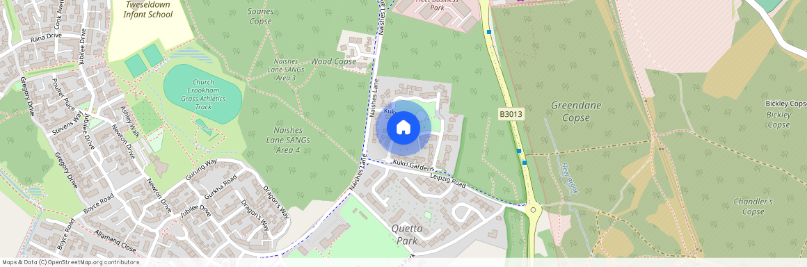 Kukri Gardens Church Crookham GU52, Fleet, GU52