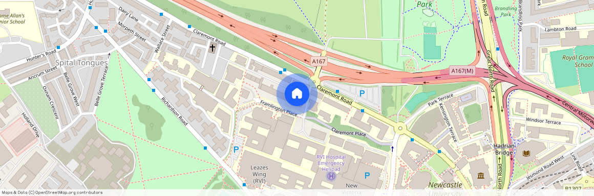 2, Claremont House, Framlington Place, Newcastle Upon Tyne, NE2 4DT