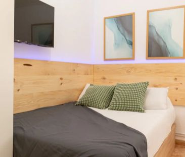 Room in a shared 6-bedroom apartment for rent in Embajadores, Madrid. - Foto 4