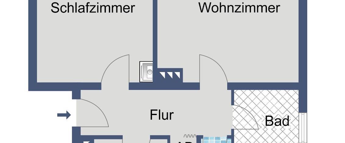 Erdgeschosswohnung in Rüdesheim – 3-Zimmer-Wohnung mit grüner Terrasse - Photo 1