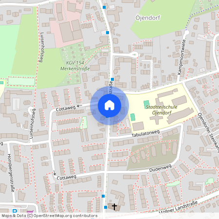 Merkenstraße, 22117 Hamburg-Mitte - Hamburg Billstedt