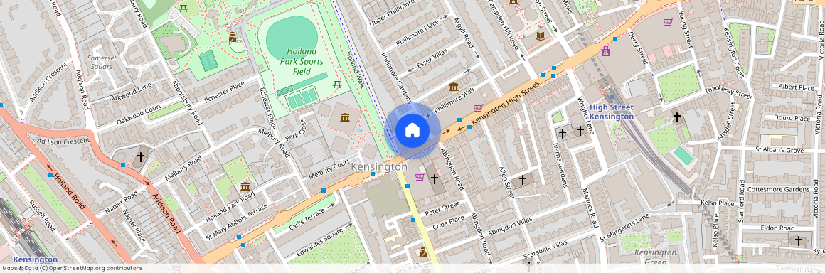 Kensington High Street, High Street Kensington, W8