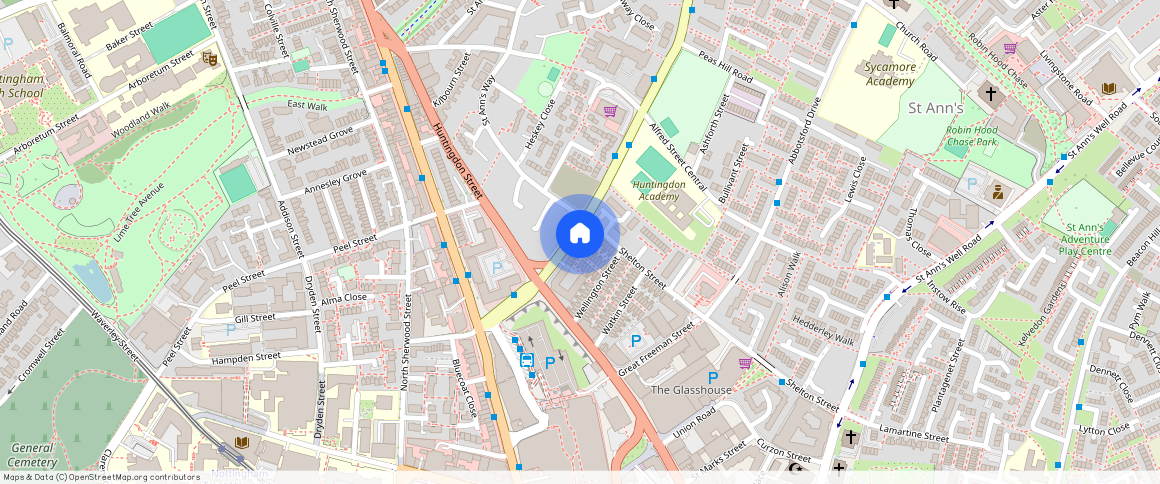 ** Woodborough Road, Nottingham