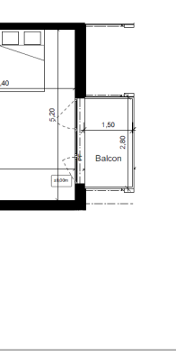 SANS FRAIS D AGENCE-NI GARANT- STUDIO AVEC BALCON-ST JEAN D'ILLAC - Photo 2