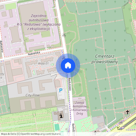 ul. Redutowa, Ulrychów, Wola, Warszawa, mazowieckie