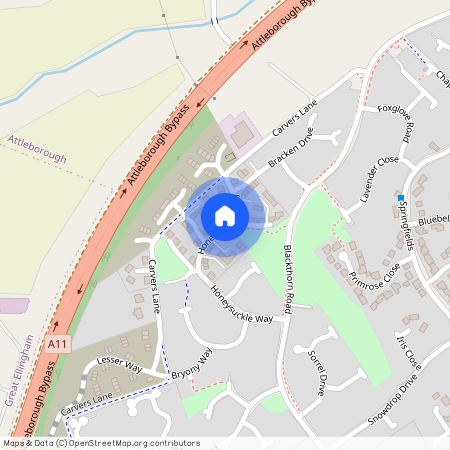 Honeysuckle Way, Norfolk, Attleborough