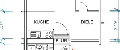 Schöne 3-Zimmer-Wohnung in Markersdorf - Photo 1
