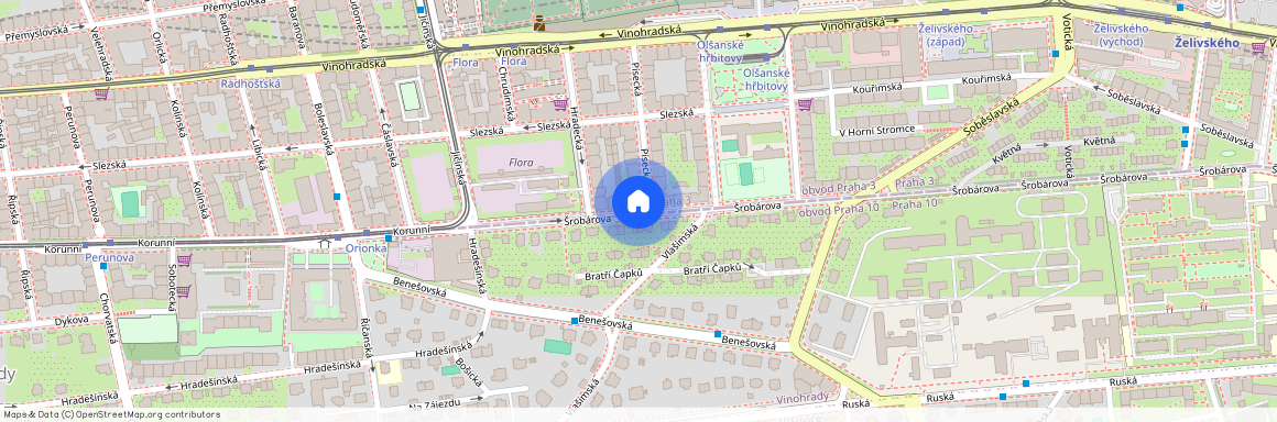 Šrobárova, Praha 3 - Vinohrady