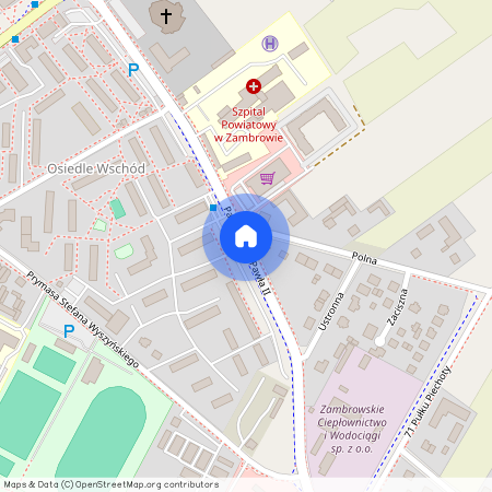 ul. Papieża Jana Pawła II, Zambrów, zambrowski, podlaskie