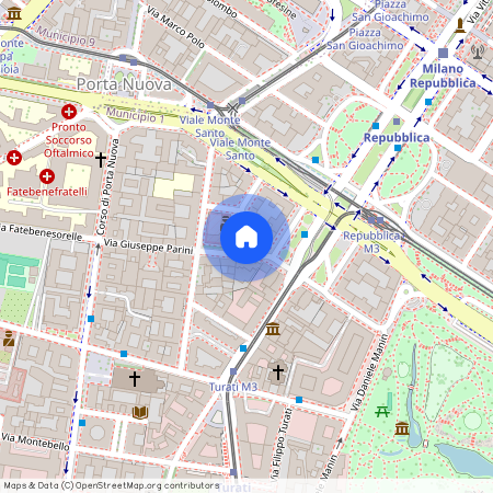 Via Giuseppe Parini, 2, Milano, Lombardy 20121