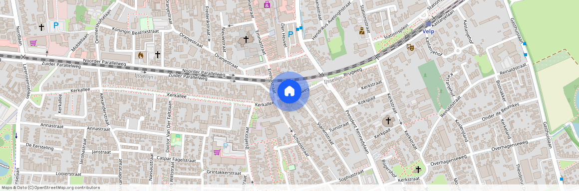 Velp-Zuid beneden spoorlijn, 6882 MG, Brugweg, Velp