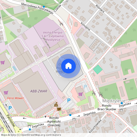 ul. Mieczysława Pożaryskiego 35A, Międzylesie, Wawer, Warszawa, mazowieckie