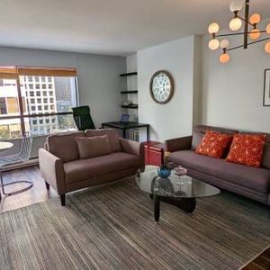 Central downtown FULLY FURNISHED one bedroom apartment for rent with a - Photo 2