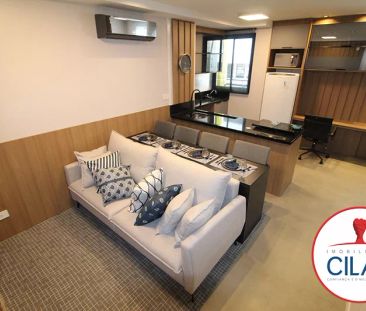 Imobiliária Cilar Aluga Apartamento no Centro com 48,46m², Ref. 075... - Photo 1
