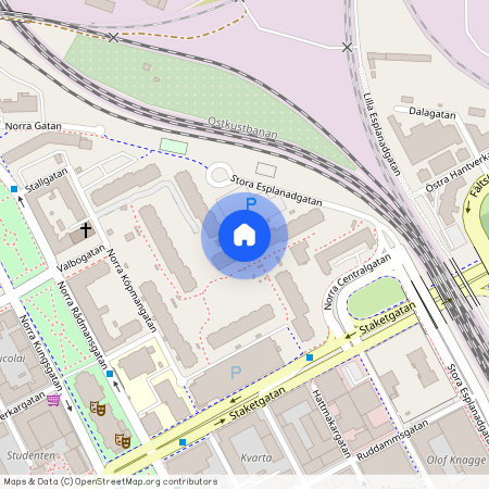 Stora Esplanadgatan 25 G, Centralt Norr