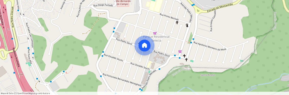 Rua Pedro Secol, Montanhão, São Bernardo do Campo