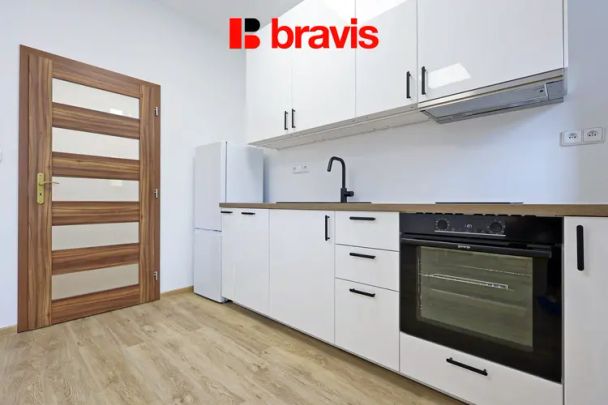 Pronájem nového bytu 1+kk, ul. Vránova, Brno - Řečkovice, zahrada, parkování - Photo 1