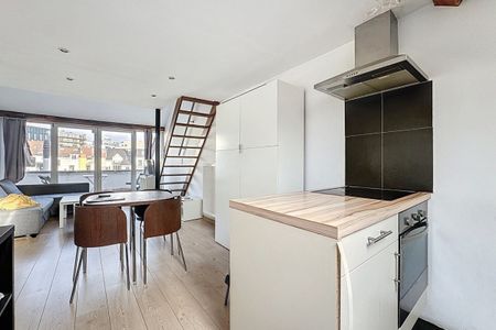 Appt meublé (+-40m²) 1ch en mezzanine / Quartier Européen. - Foto 4