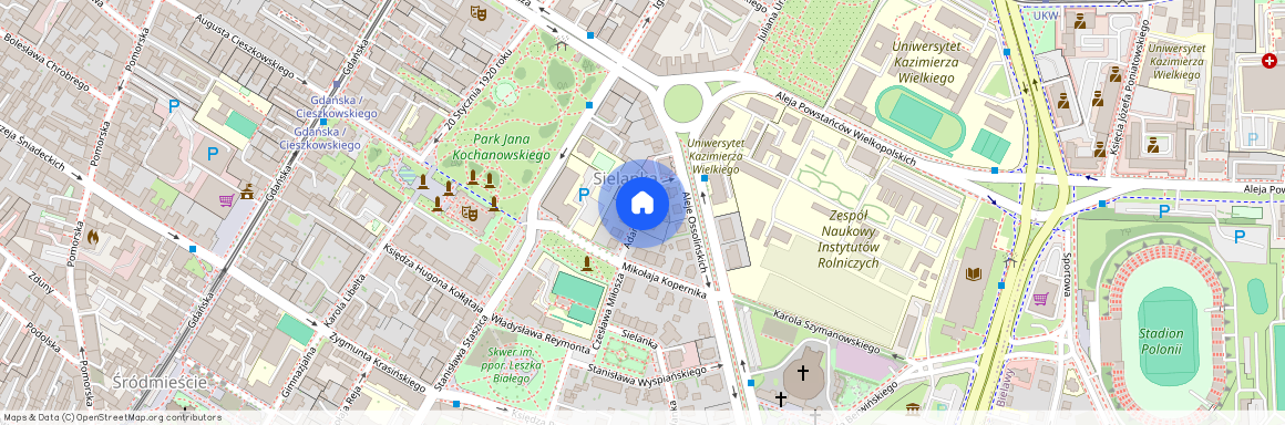 ul. Adama Asnyka, Śródmieście, Bydgoszcz, kujawsko-pomorskie