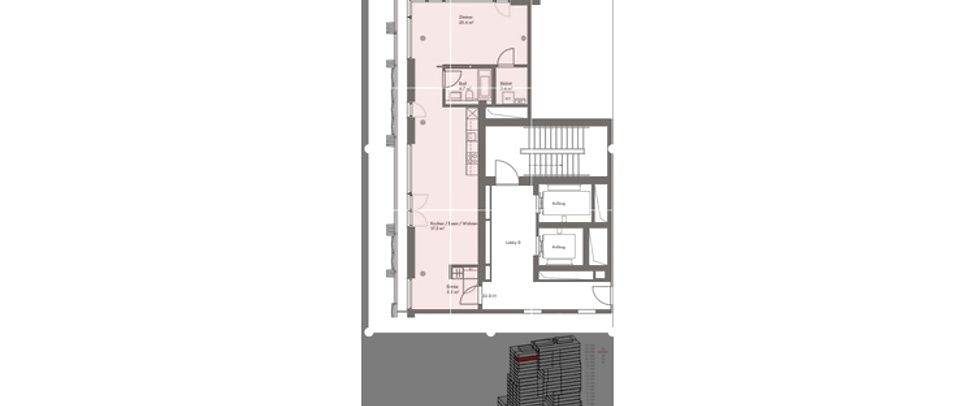 2½ Zimmer-Wohnung in Basel - Gundeldingen, möbliert, auf Zeit - Foto 1