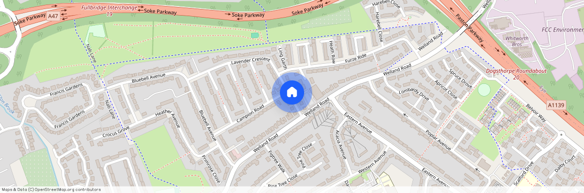 Lavender Crescent, Peterborough, Cambridgeshire, PE1 3UL