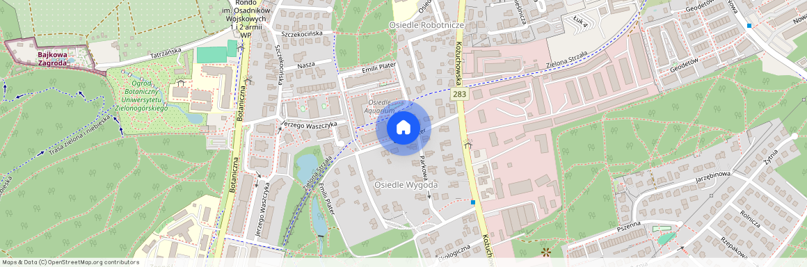 ul. Jędrzychowska, Centrum, Zielona Góra, lubuskie