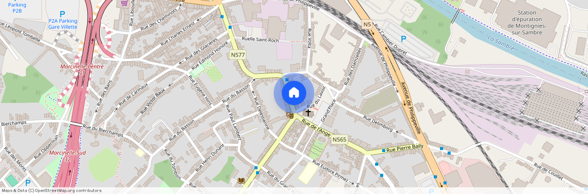 Avenue Marius Meurée (rez arrière), 14, 6001, Marcinelle