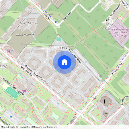 ul. Aleksandra Kamińskiego, Tarchomin, Białołęka, Warszawa, mazowieckie