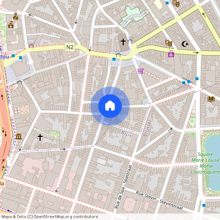 Rue Des Deux Églises - Tweekerkenstraat, 85, 1210, Saint-Josse-Ten-Noode