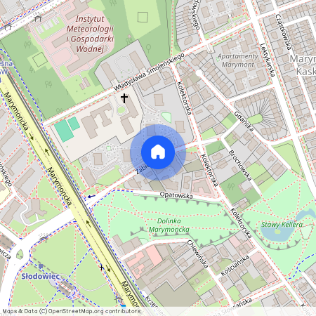 ul. Zabłocińska, Marymont-Kaskada, Bielany, Warszawa, mazowieckie