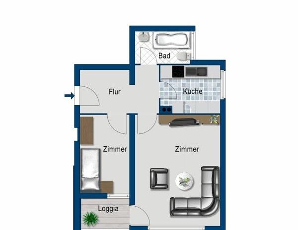 In zentaler Lage - Foto 1