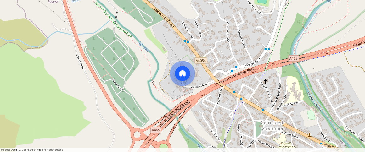 Fairview Houses, Merthyr Tydfil, CF48