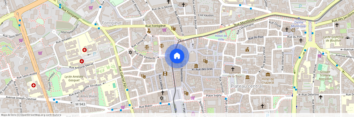 rue Jean Rochon, Cathédrale, Clermont-Ferrand